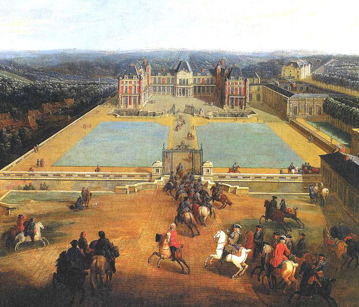 Painting of the Chateau de Meudon,